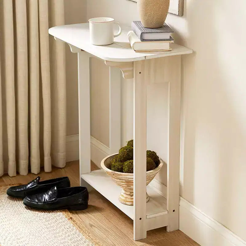 Console en bois avec abattant