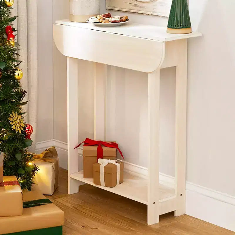 Console en bois avec abattant