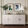 Bahut / Buffet / Enfilade 4 portes laqué moderne en bois