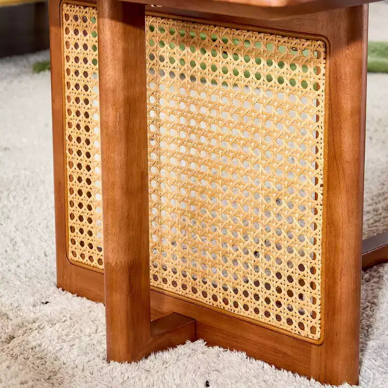 Table Basse Rectangulaire Moderne Petite Table Basse en Bois