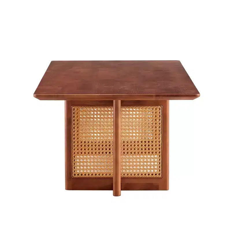 Table Basse Rectangulaire Moderne Petite Table Basse en Bois