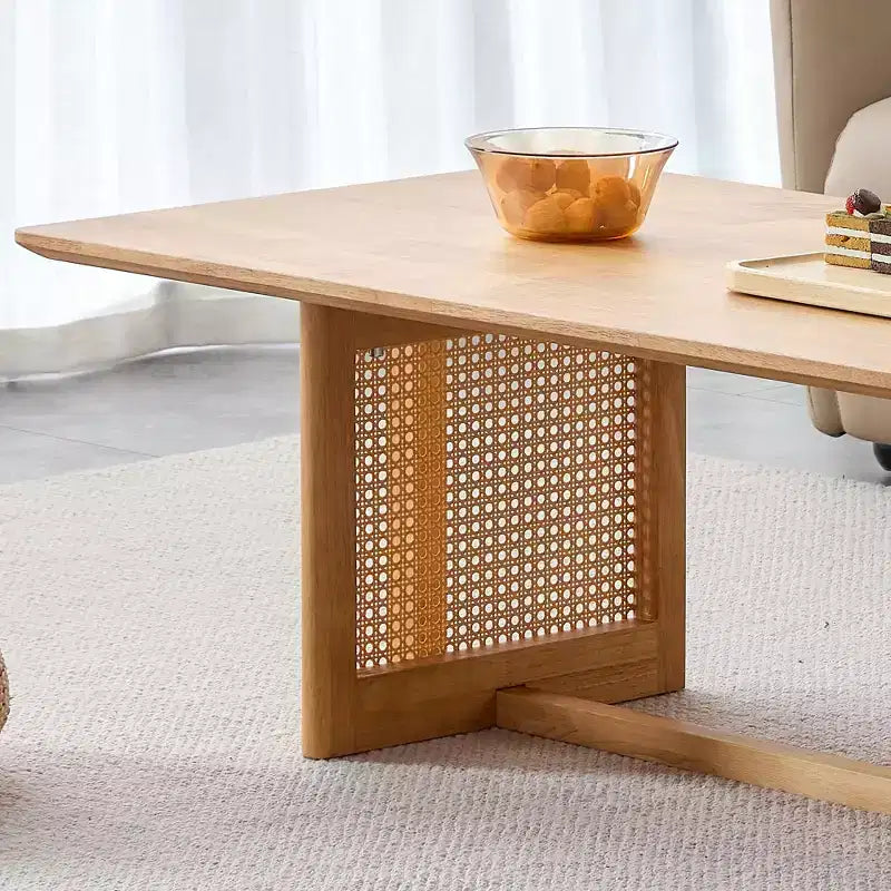 Table Basse Rectangulaire Moderne Petite Table Basse en Bois