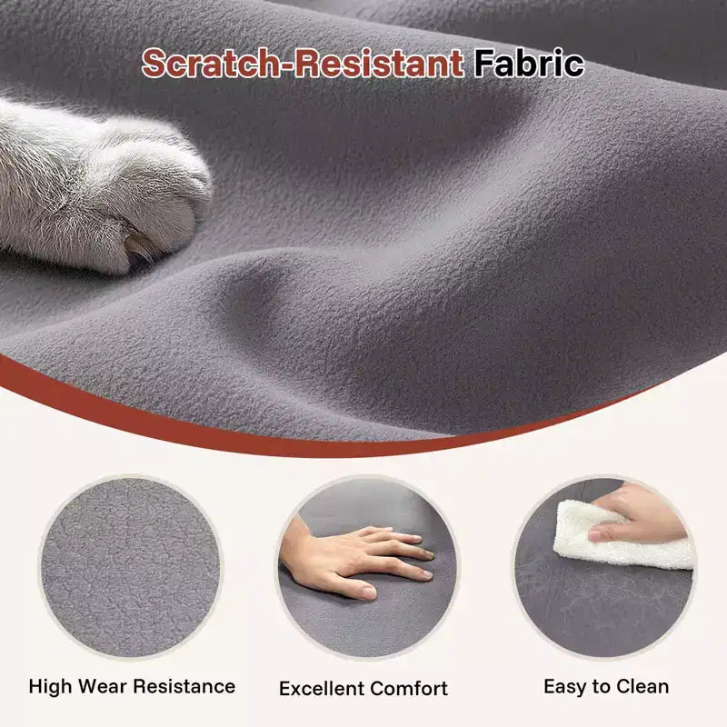 Fauteuil inclinable électrique avec dossier et repose-pieds réglables, Canapé inclinable rembourré