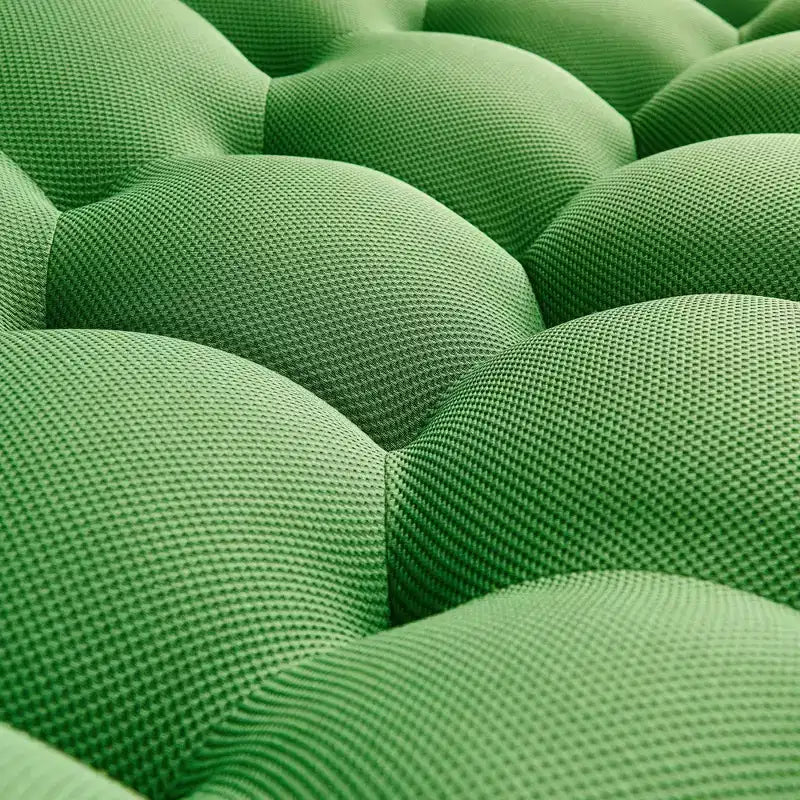 Canapé de sol Bubble au design incurvé, fauteuil poire 3D pour salon, vert