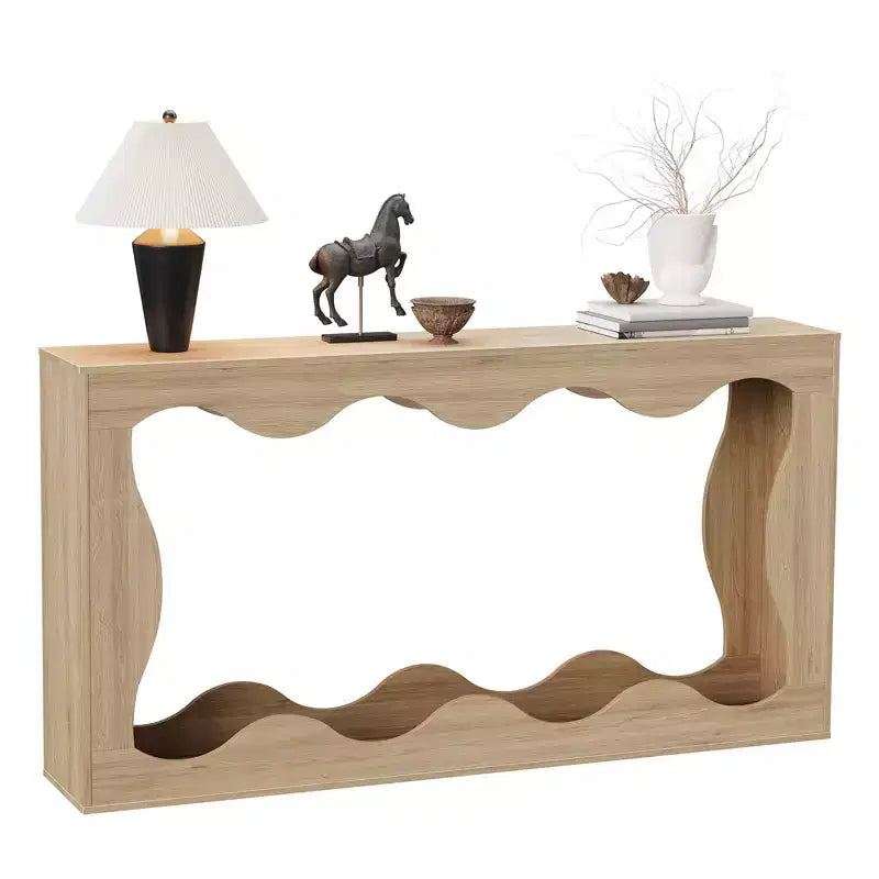 63 Long Farmhouse Console Table with Storage, Narrow Entryway Sofa Table for Hallway, Foyer, Wooden Industrial Accent Table,Sturdy Entry Table Stand