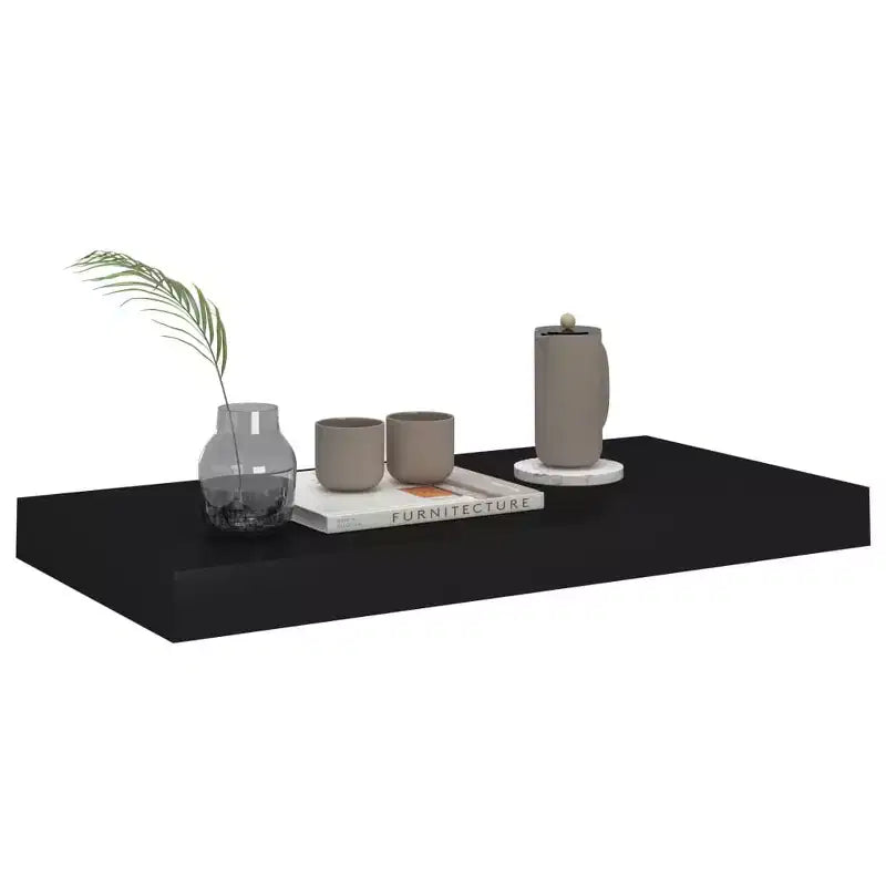Wall Shelf Black Honeycomb MDF, metal frame Medium Wall mounting