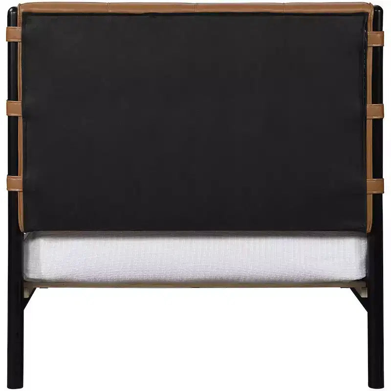 Meridian Furniture,Abigail Vegan Leather Bed