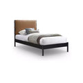 Meridian Furniture,Abigail Vegan Leather Bed