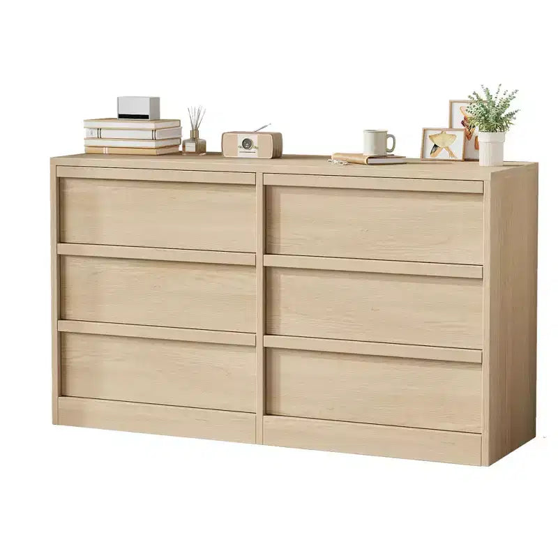Acekool TV Stand and Dresser, Modern Storage Organizer for Bedroom, Large Wood Tabletop