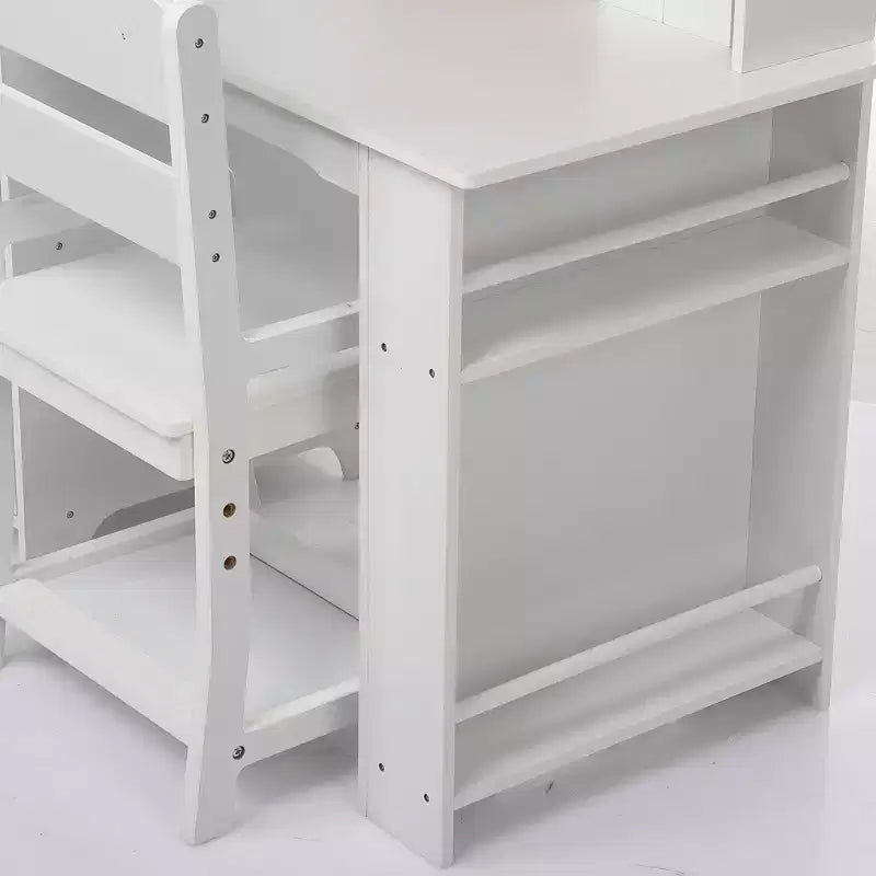 Children's Desk and Chair Set with Storage Shelf Kids' School Study Desk Set Perfect for Bedrooms