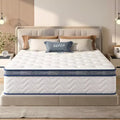 Whisen 10 Queen Hybrid Mattress with Memory Foam, Pocket Innerspring, Medium Firm