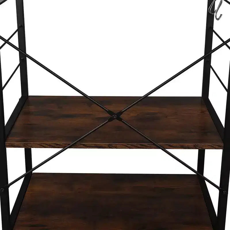 Karl Home 4 Tier Wooden Kitchen Shelf Baker's Rack