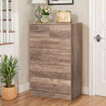 Karl Home 6-Drawer Large Dresser for Bedroom and Chest of Drawers with Sturdy Construction Wood Storage Organizer for Closet In Grey