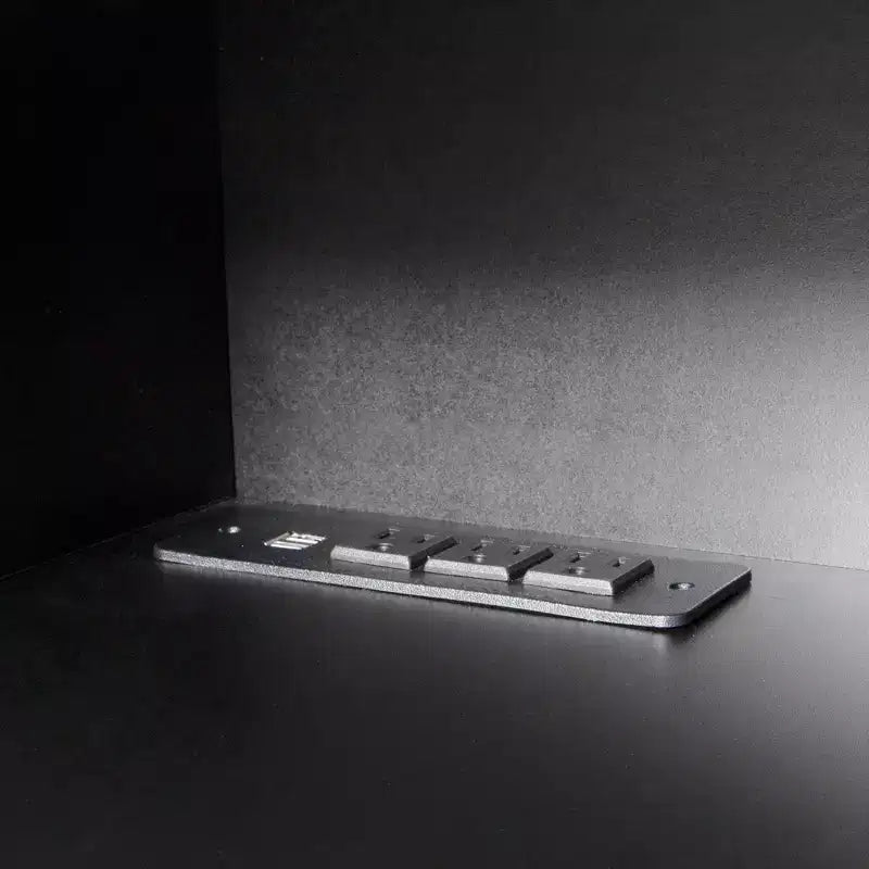 GDFStudio Faye 64.96 Modern Wooden TV Stand with Led Lights and Power Outlet