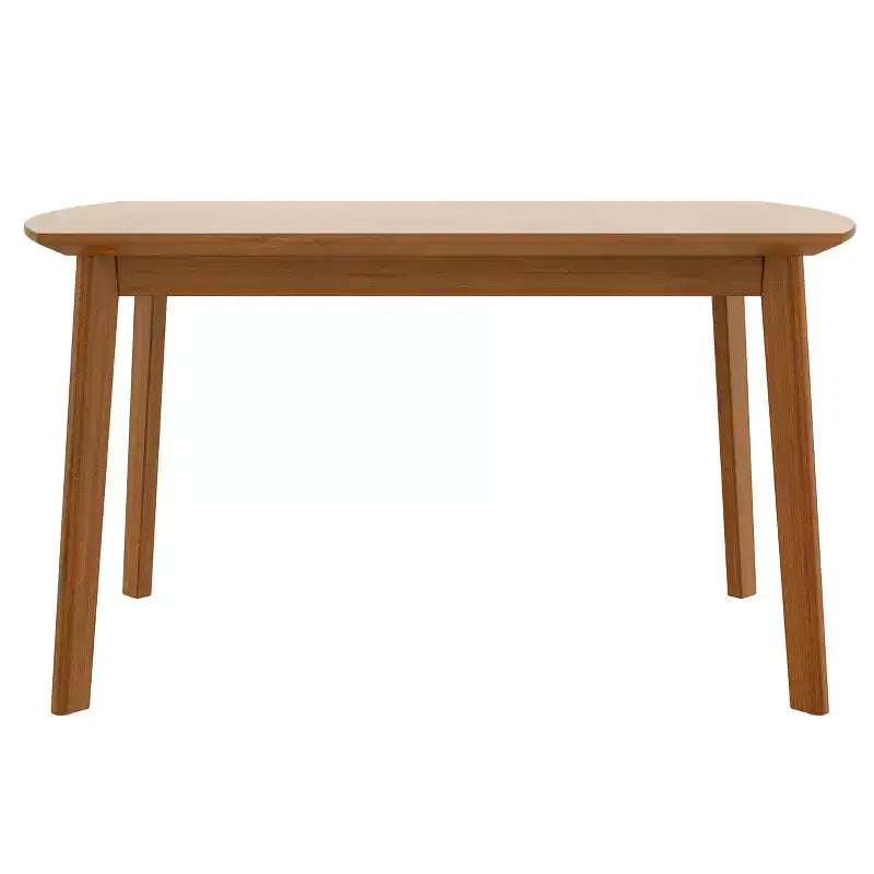 Homy Casa 47 Mid-Century Wood Dining Table, Modern Rectangle Kitchen & Dining Room Table, Brown