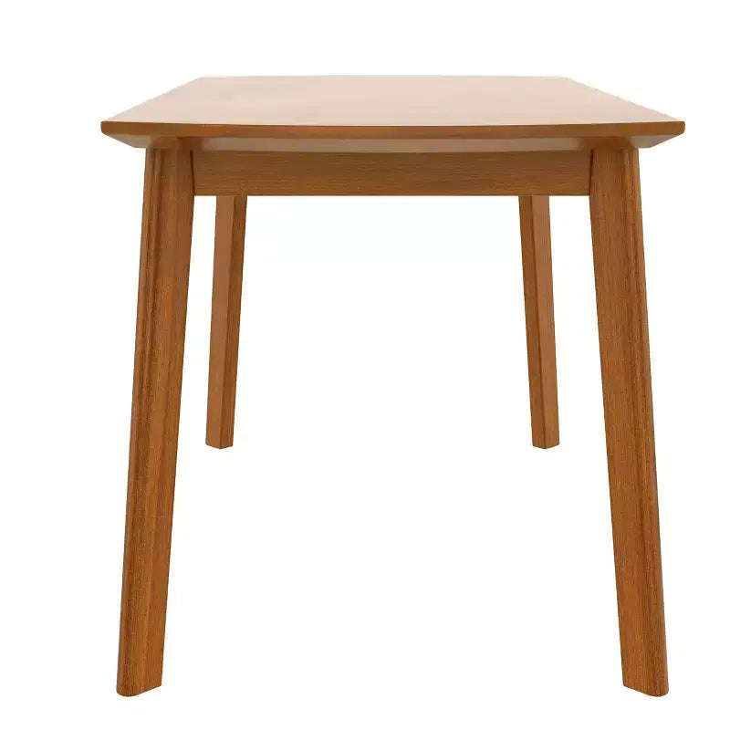 Homy Casa 47 Mid-Century Wood Dining Table, Modern Rectangle Kitchen & Dining Room Table, Brown