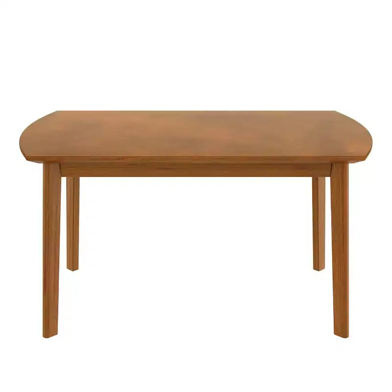 Homy Casa 47 Mid-Century Wood Dining Table, Modern Rectangle Kitchen & Dining Room Table, Brown