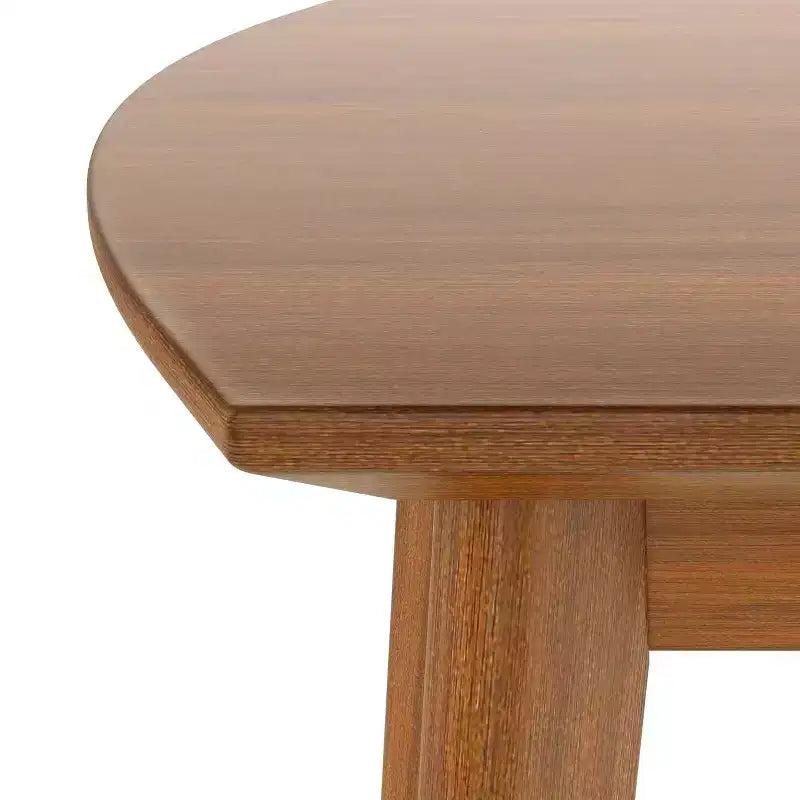Homy Casa 47 Mid-Century Wood Dining Table, Modern Rectangle Kitchen & Dining Room Table, Brown