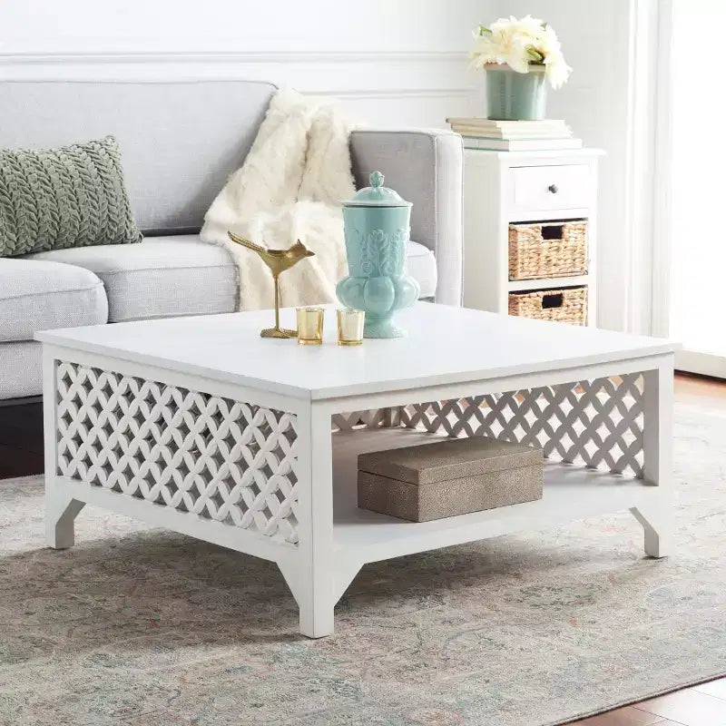 Squall Square 1 Shlf Cof Table - COF5302 - Safavieh