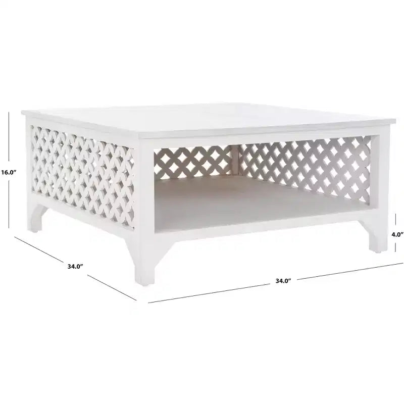 Squall Square 1 Shlf Cof Table - COF5302 - Safavieh