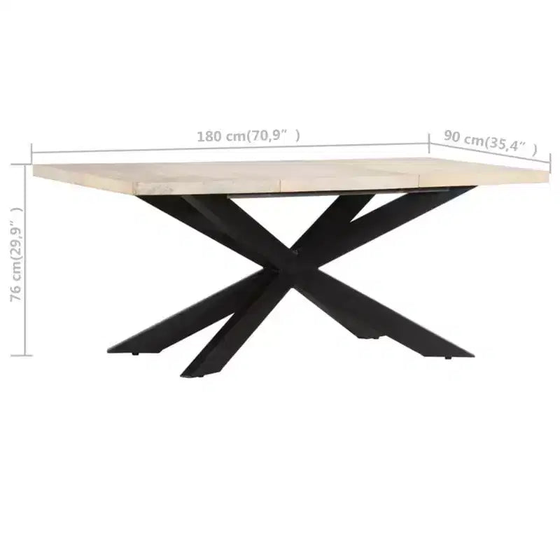 Table à manger - Bois massif recyclé