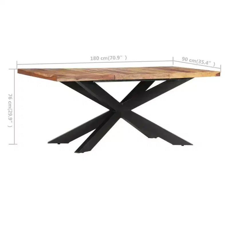 Table à manger - Bois massif recyclé
