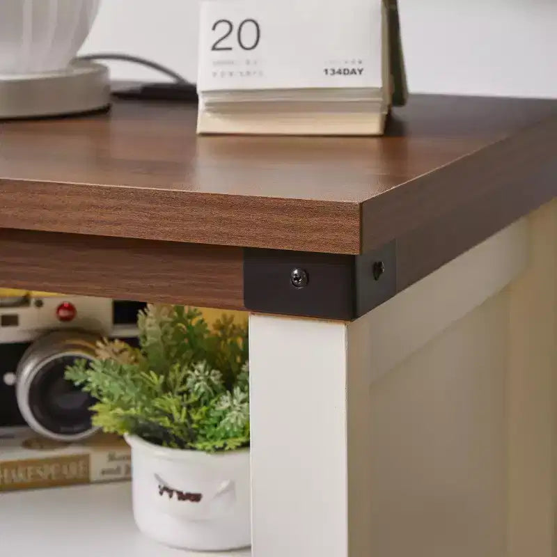 Table de chevet à 2 tiroirs, table d'appoint moderne avec station de charge et éclairage LED