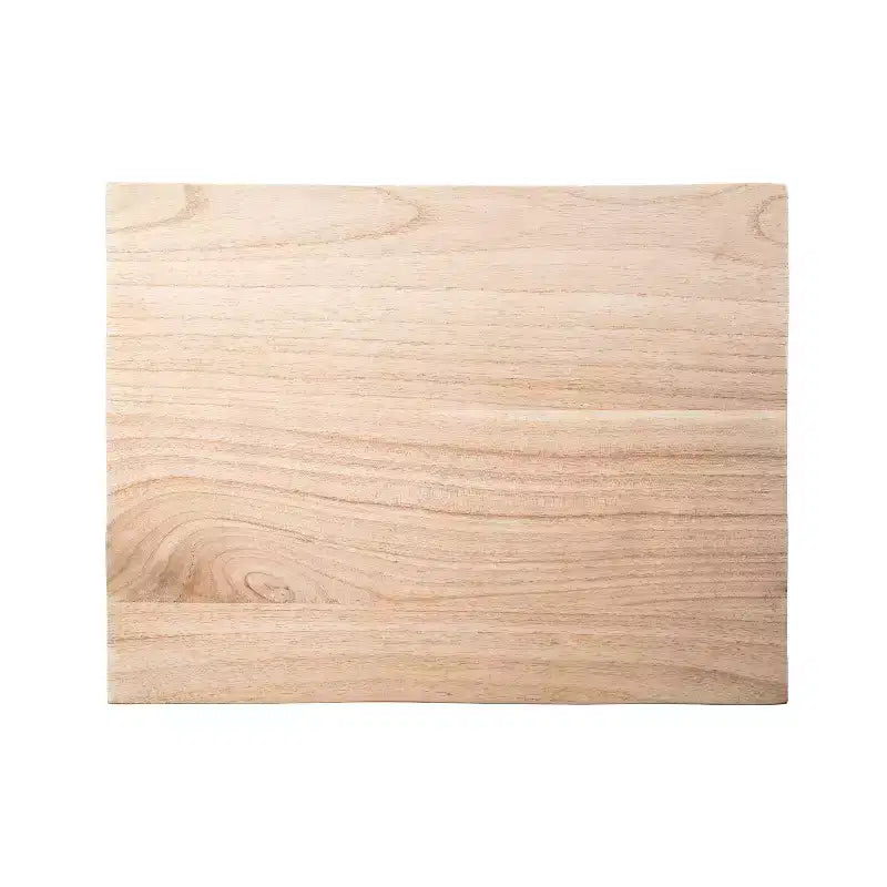 Tabouret d'appoint classique décontracté en bois massif fait à la main avec pieds inclinés