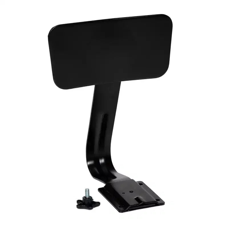 2pk 18" Heavy Duty Steel Barstool with Backrest Black - Hampden Furnishings: Sturdy Frame, Masonite Seat