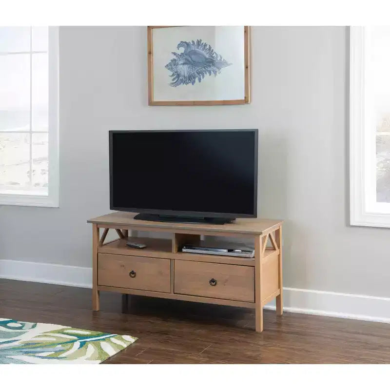 Titian Rustic TV Stand for TVs up to 40 - Linon