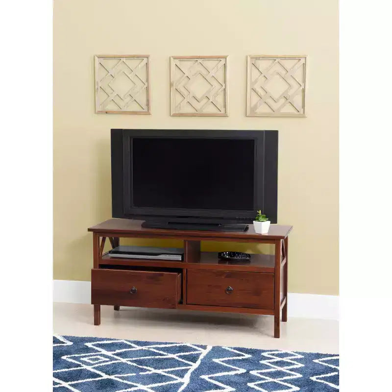 Titian Rustic TV Stand for TVs up to 40 - Linon