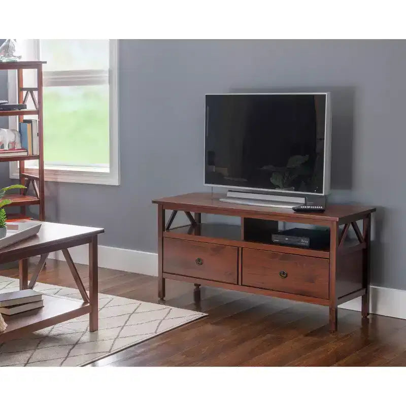 Titian Rustic TV Stand for TVs up to 40 - Linon