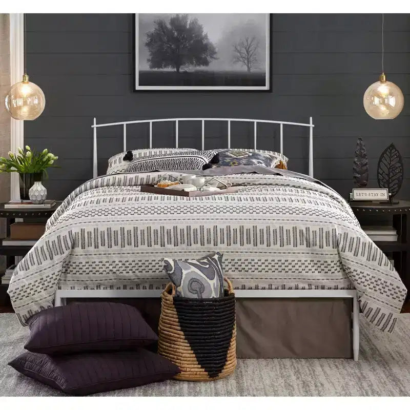 Queen Nina Metal Bed - Lifestorey