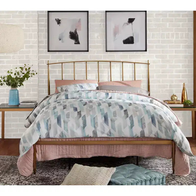 Queen Nina Metal Bed - Lifestorey