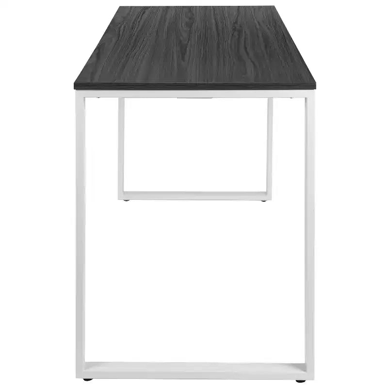 Emma and Oliver Modern Commercial Grade Desk Industrial Style Computer Desk Sturdy Home Office Desk - 55 Length