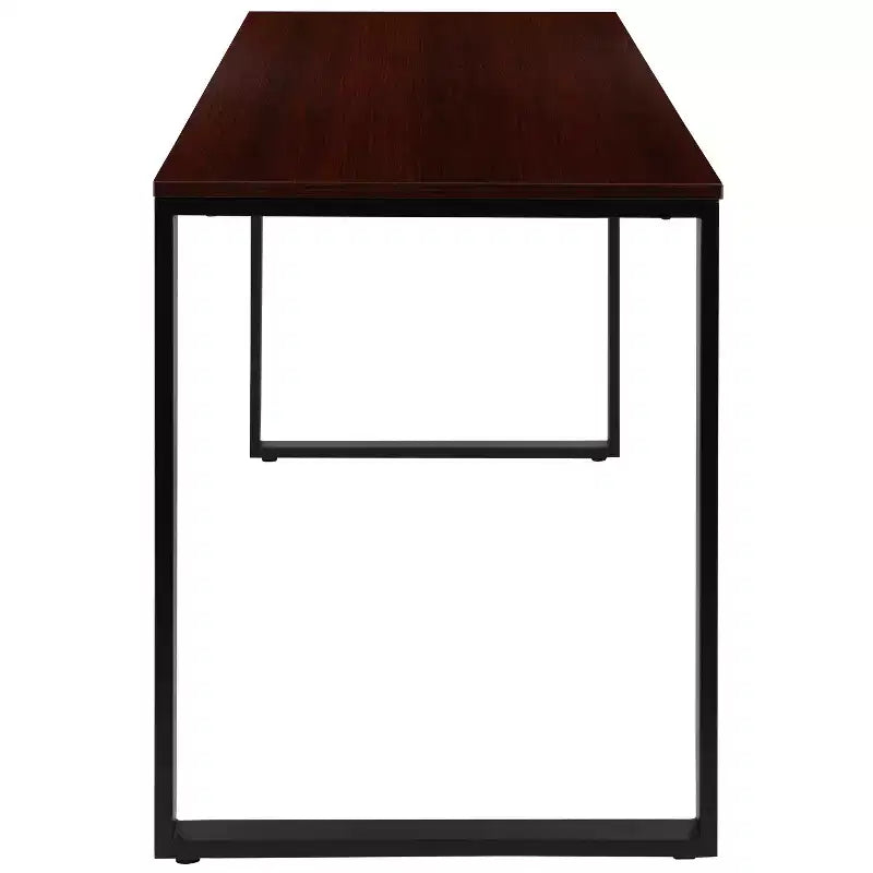 Emma and Oliver Modern Commercial Grade Desk Industrial Style Computer Desk Sturdy Home Office Desk - 55 Length
