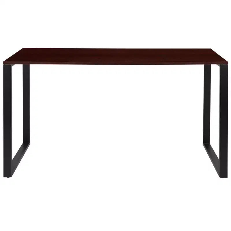 Emma and Oliver Modern Commercial Grade Desk Industrial Style Computer Desk Sturdy Home Office Desk - 55 Length
