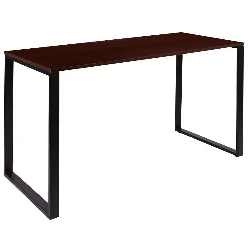 Emma and Oliver Modern Commercial Grade Desk Industrial Style Computer Desk Sturdy Home Office Desk - 55 Length