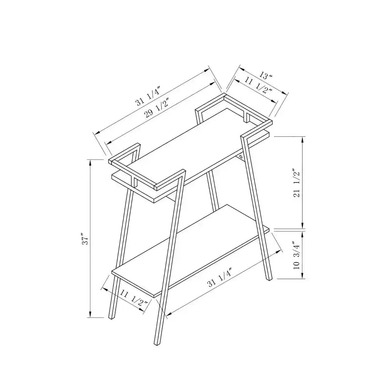 24/7 Shop At Home Grovalf Contemporary 1 Shelf Console Table