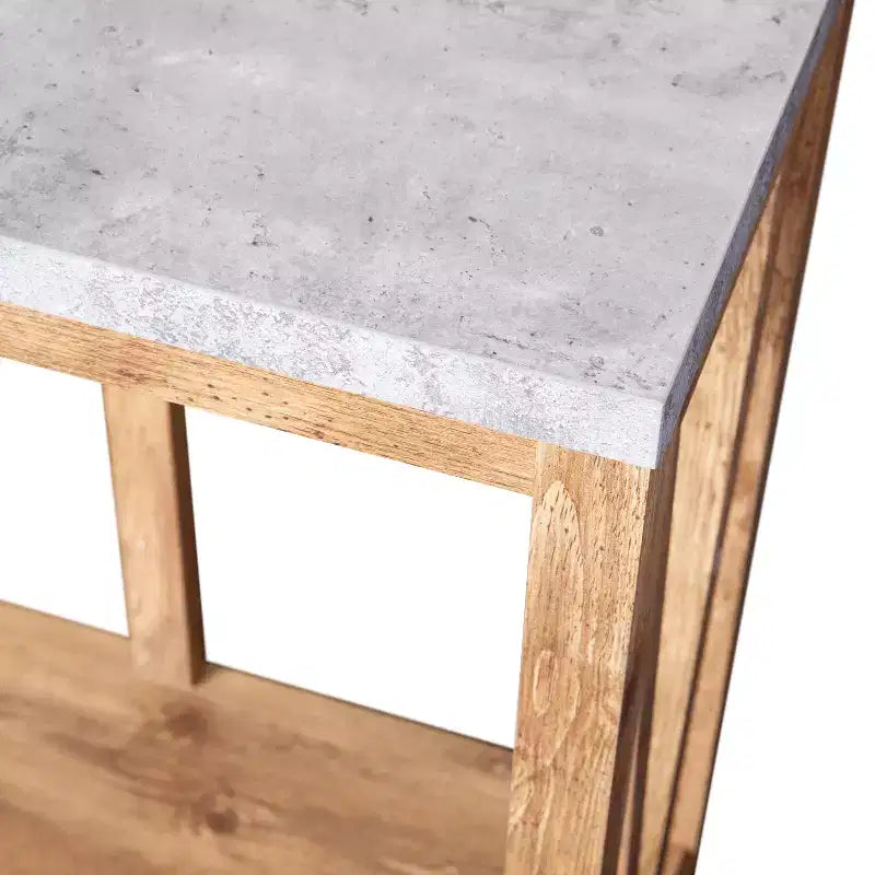 Flash Furniture Charlotte Modern 2-Tier Farmhouse Entryway Living Room Console Accent Table