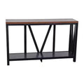 Flash Furniture Charlotte Modern 2-Tier Farmhouse Entryway Living Room Console Accent Table